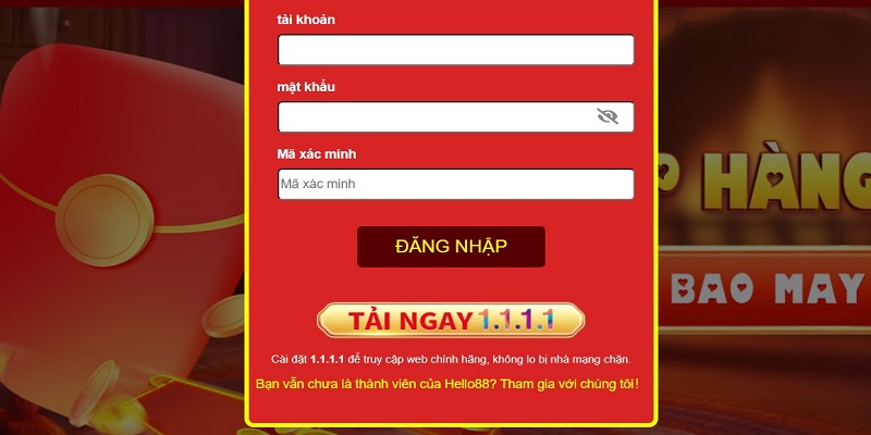 Hoàn tất đăng nhập Hello88 trong tích tắc